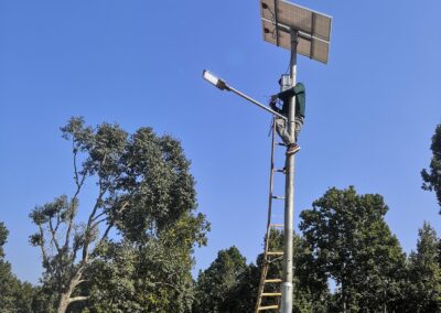 Supply and installation of solar street light